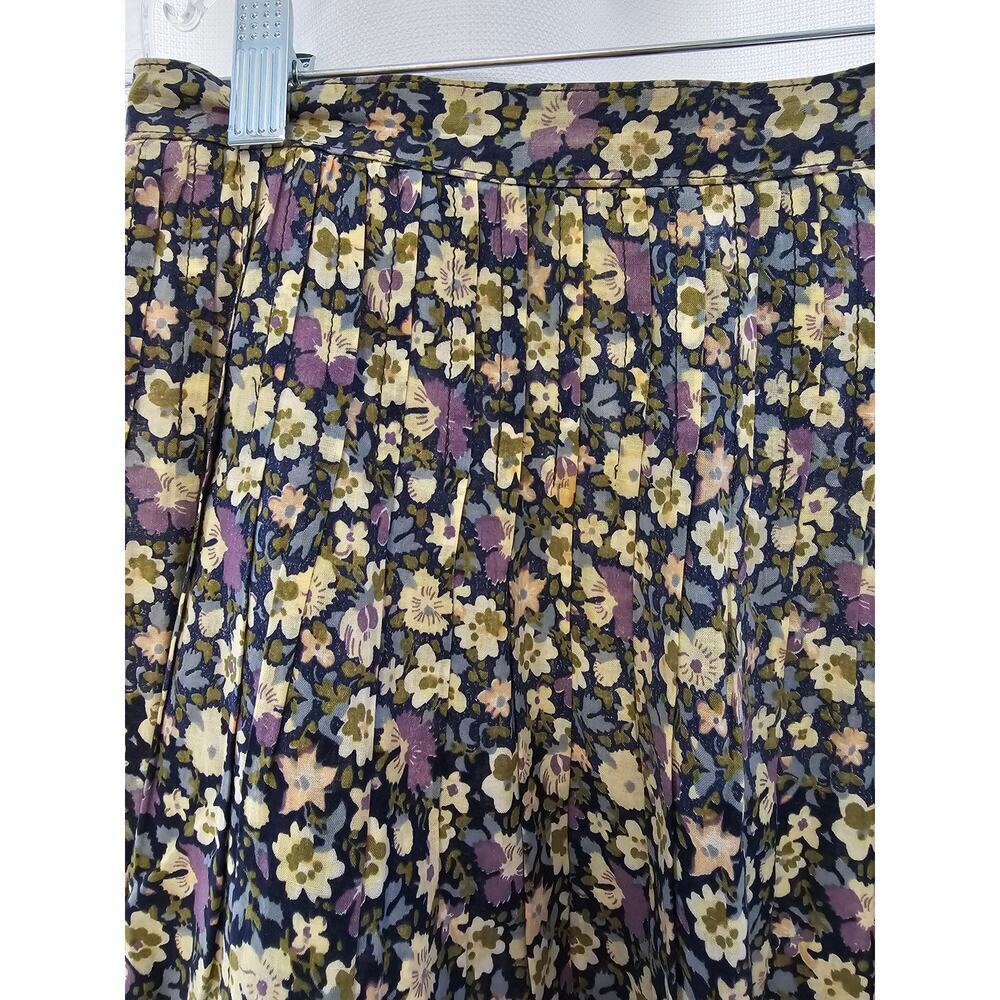 John Meyer Women's Vintage Midi Skirt Floral size 10 - Picture 3 of 9